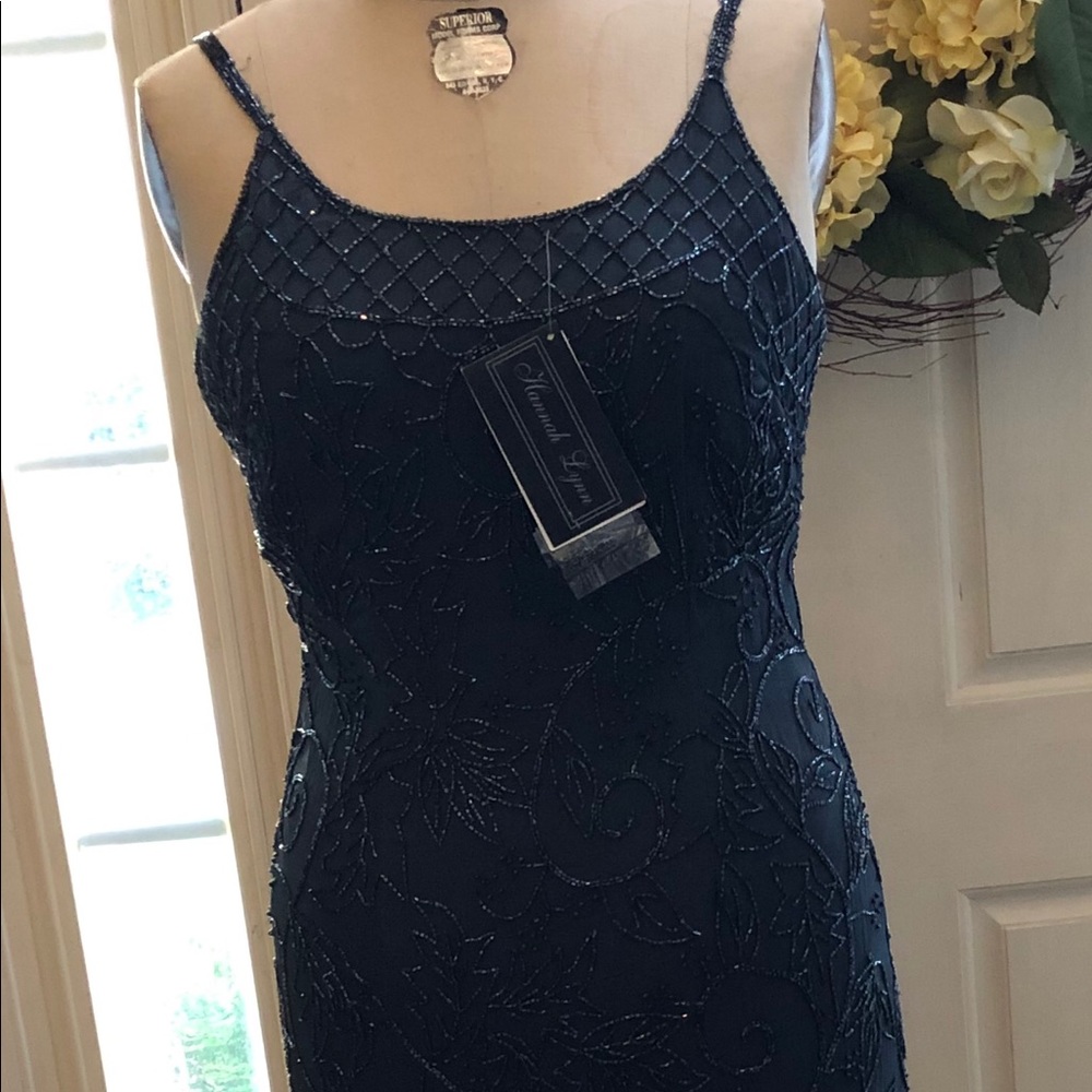 NWT long beaded gown